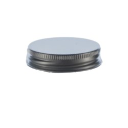 45/400 Brushed Aluminium Screw Cap, Unwadded